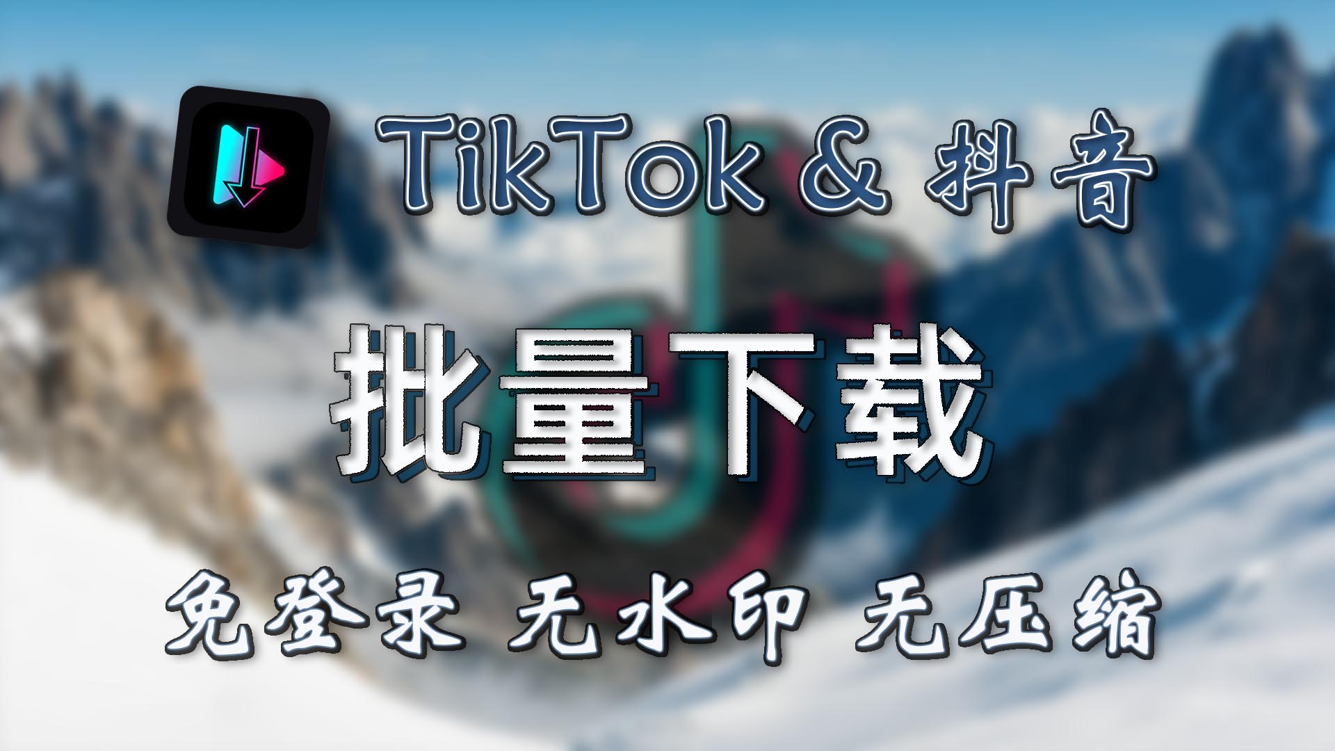 TikTok & 抖音 批量无水印下载 无需登录 MediaDownloader